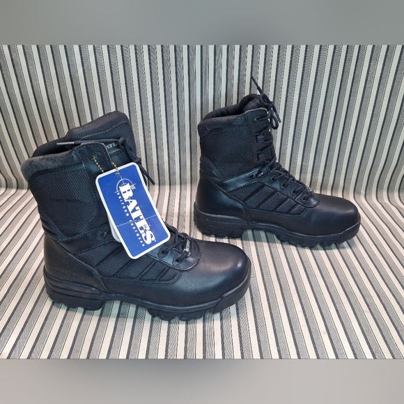 Bates Waterproof Tactical Boots Black Leather Men’s 9.5 M